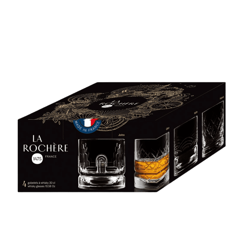 Whisky-Gläser Set 4 Gläser La Rochere von La Rochère bei Araxxon - Hochwertiges griechisches Produkt. Whisky-Gläser Set 4 Gläser La Rochere από La Rochère στο Araxxon - Αυθεντικό ελληνικό προϊόν.
